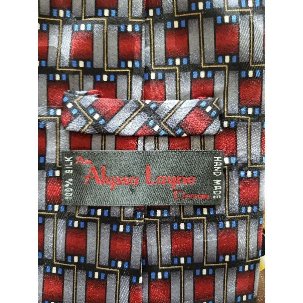 Two Silk ties An Alyssa Layne Design Silk Ties 2‎